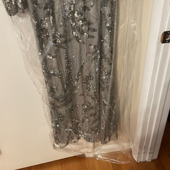 Mac Duggal Beaded Trumpet Gown - Picture 5 of 9